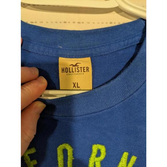Hollister California Ocean Rescue T-Shirt - Blue Mens XL - Picture 7 of 9